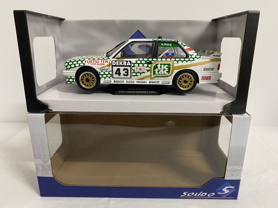 SOLIDO BMW E30 M3 DTM TIC TAC macheta din metal scara 1:18
