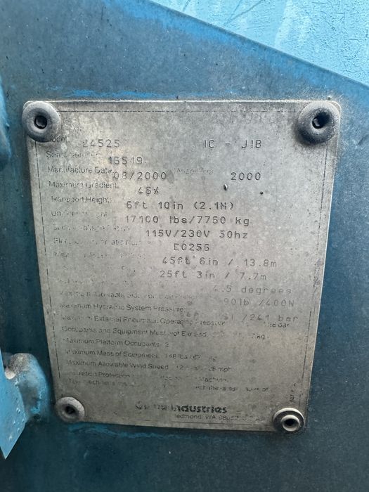 Nacela genie 14m 4x4