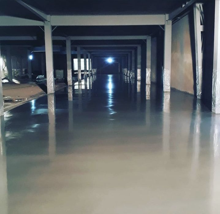 Промышленные топинговые полы стяжка