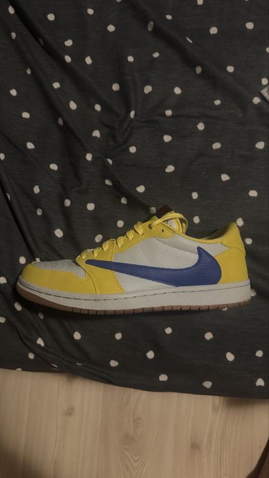 Jordan 1 Travis Canary Yellow