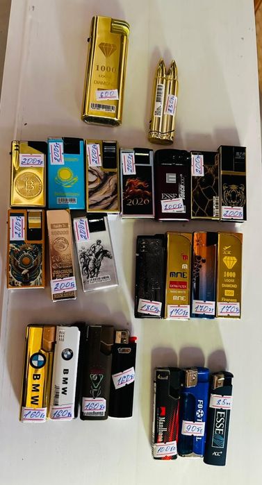 Зажигалки новые в ассортименте оптом