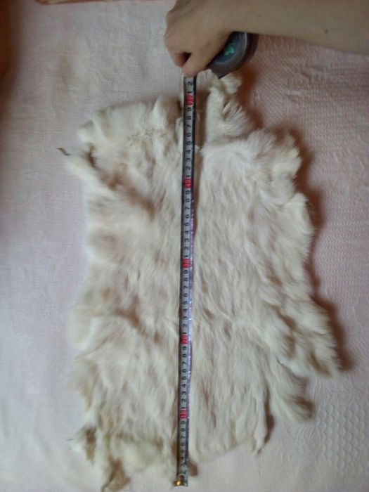 Шкурка меховая 2шт (натуральный мех)