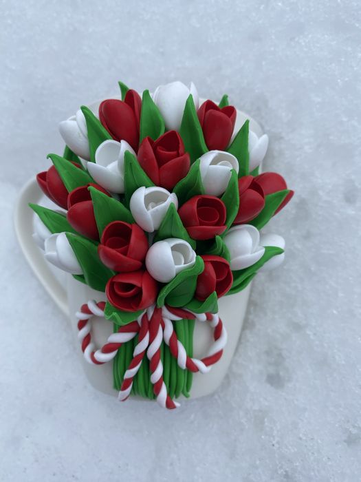 Cani decorate cu lut polimeric