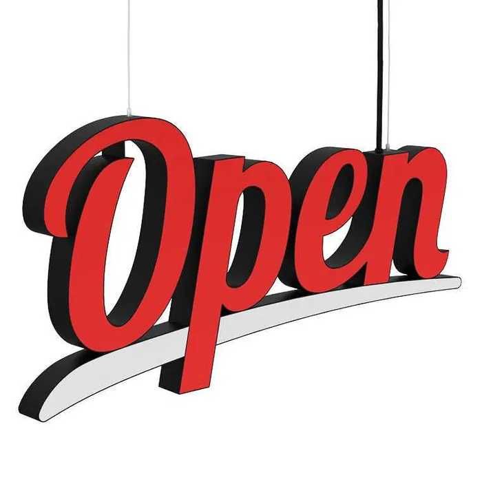 Caseta Luminoasa OPEN