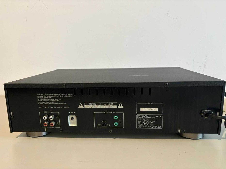 Deck Kenwood KX-7030  3-head, single compact cassette deck