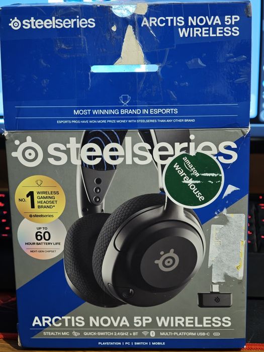 Слушалки  - Steelseries Arctis Nova 5T Wireless