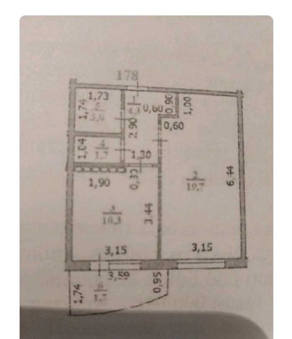 Продам 1 комнатную квартиру