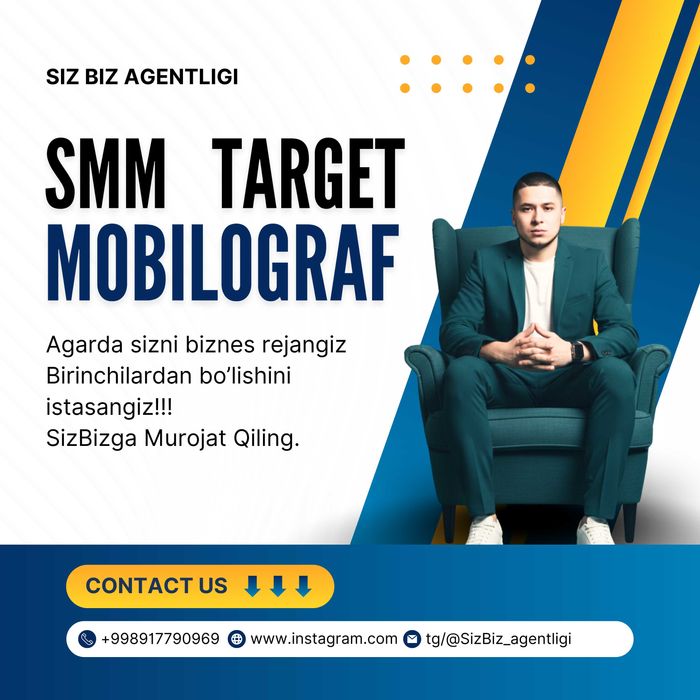 SMM Mobilograf Targetolog Xizmatlari
