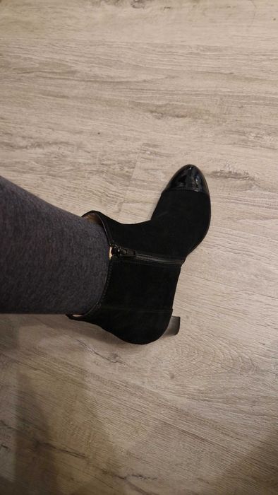 ghete dama Musette piele