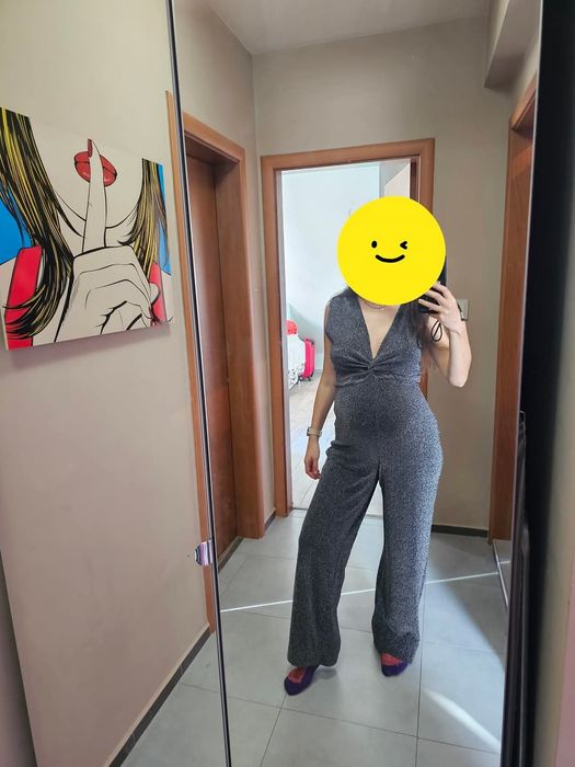 Amiso елегантен, еластичен гащиризон за бременни