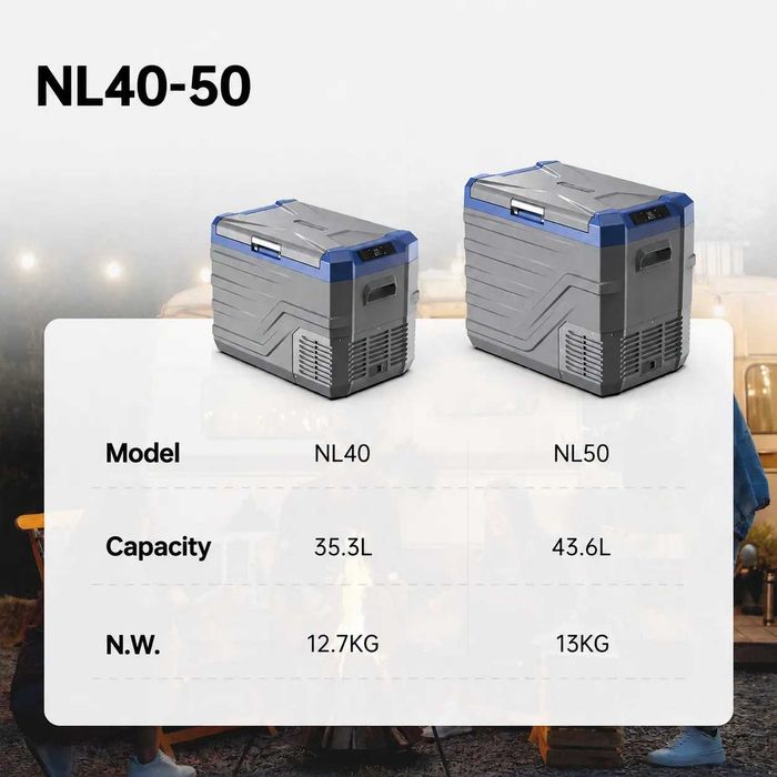 Хладилна кутия с компресор 12V/24V 100/220V 50 литра