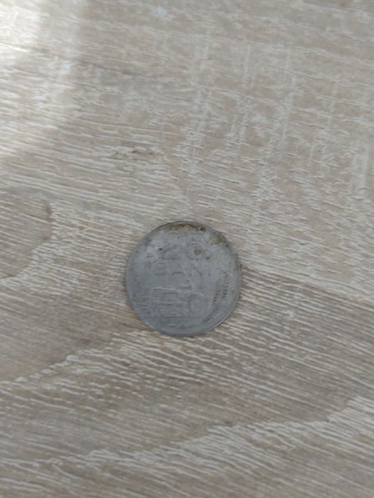 Moneda de 25 de bani din perioada comunista din 1966