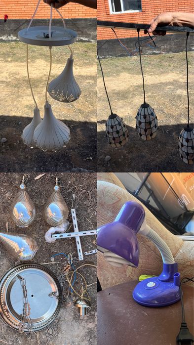 продам люстры и светильник