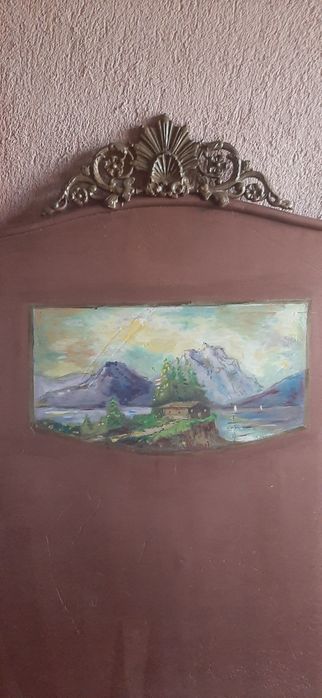 Антика метални табли за легло