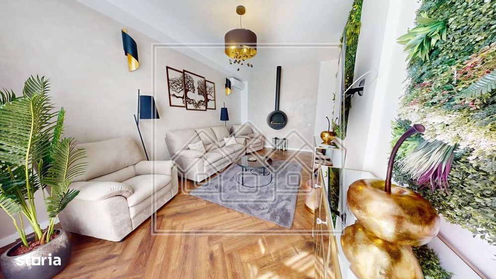 Penthouse de vanzare, terasa de 120 mp, mobilat si utilat confort lux