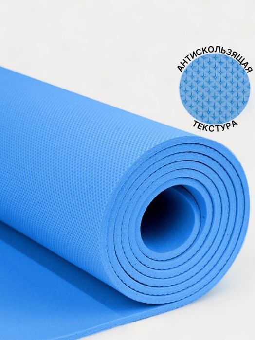 Коврик для йоги, с чехлом, Fitness Gear