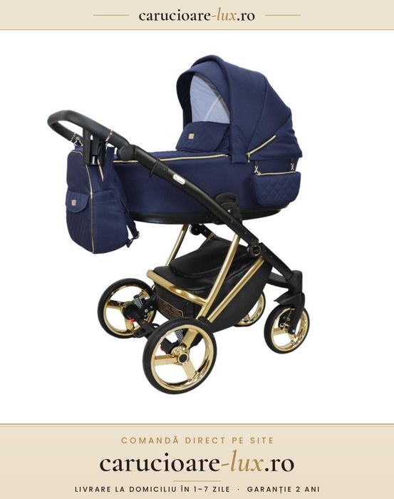 Cărucior 4 în 1 Sojan Cavax Extra Bleumarin – carucioare-lux.ro