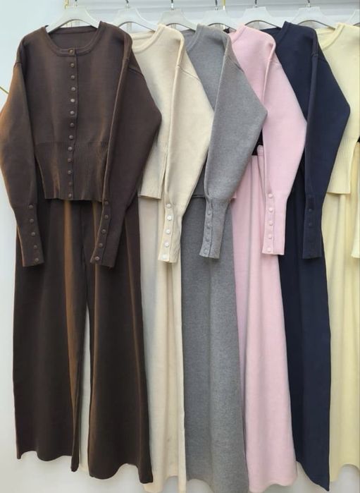 Теплые трикотажные двойки