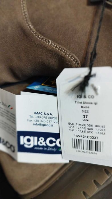 Нови igi & co  топли боти ,37 номер