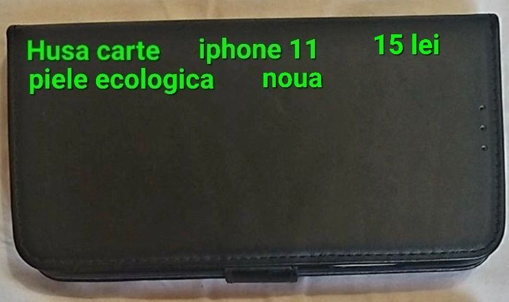 Husa carte piele iphone11