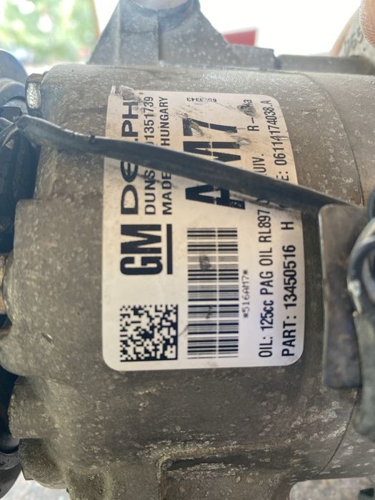 Компресор климатик за опел астра j 1.6 cdti