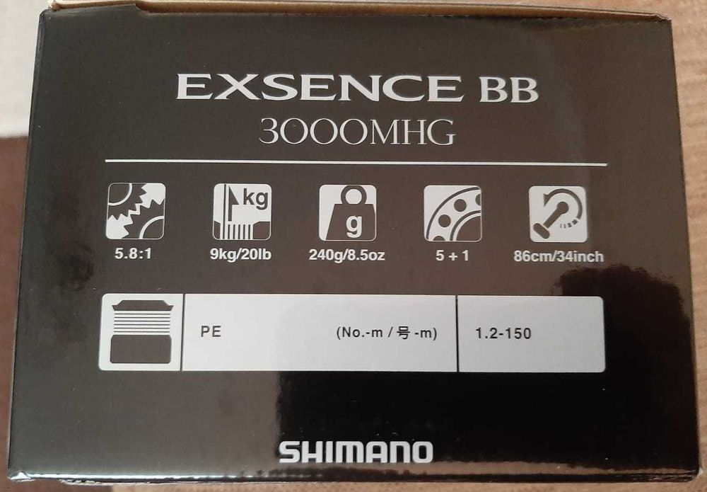 Катушка Shimano 24 Exsence BB  3000MHG