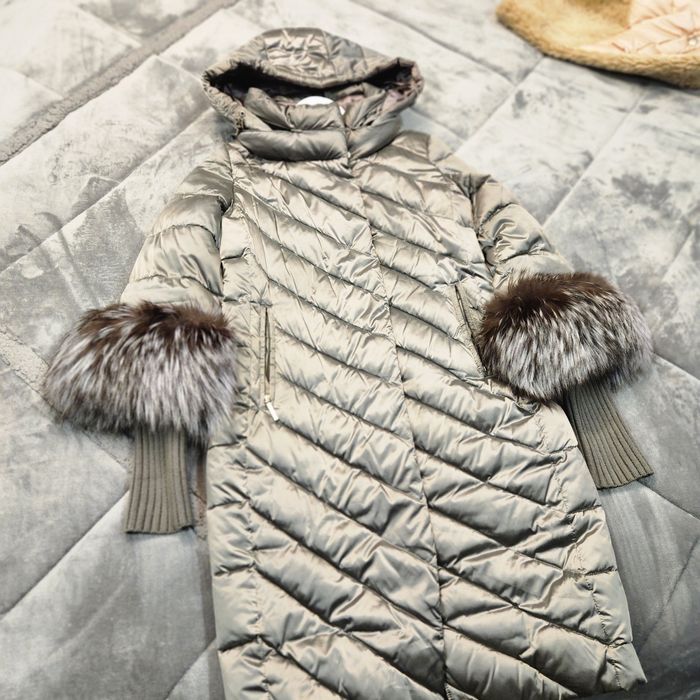 Пухено яке с естествен косъм