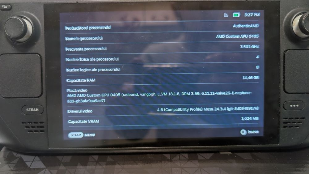 Consola portabila gaming Valve Steam Deck 64GB