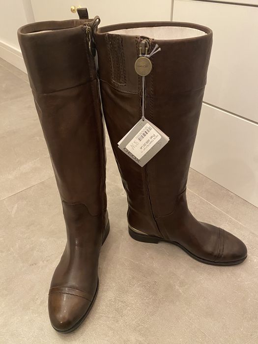 Cizme dama piele naturala Geox Respira 35 NOU