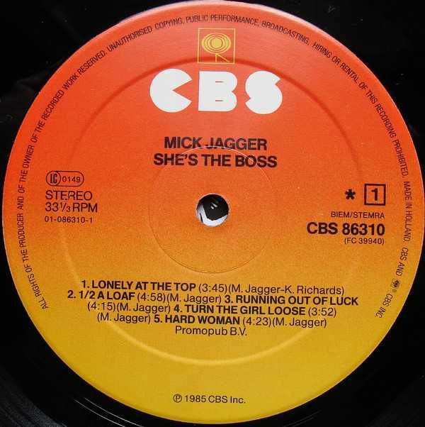 Rolling Stones / Mick Jagger  ( виниловые пластинки )