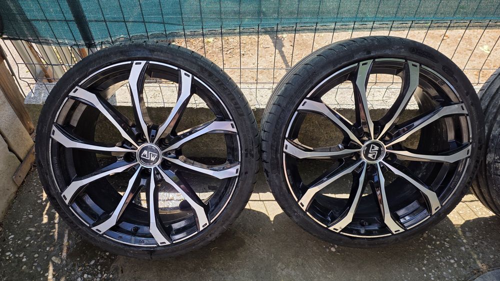 Set 5 jante aliaj 20 inch + 4 anvelope Michelin Pilot Sport 4S 235/35 ZR20