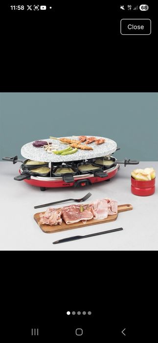 Koenig Raclette 4-în-1 – 8 persoane