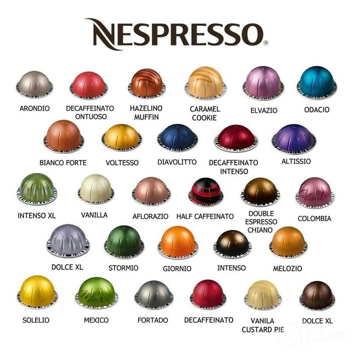 Кофе в капсулах Nespresso Vertuo в ассортименте! Доставка и самовывоз!