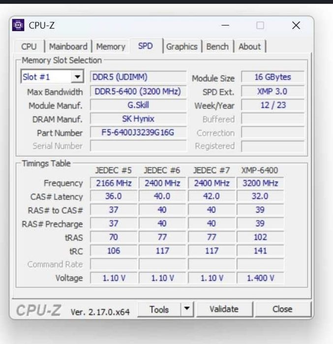 G.SKILL Ripjaws S5 32GB (2x16GB) DDR5 6400MHz CL32 low profile (33mm)
