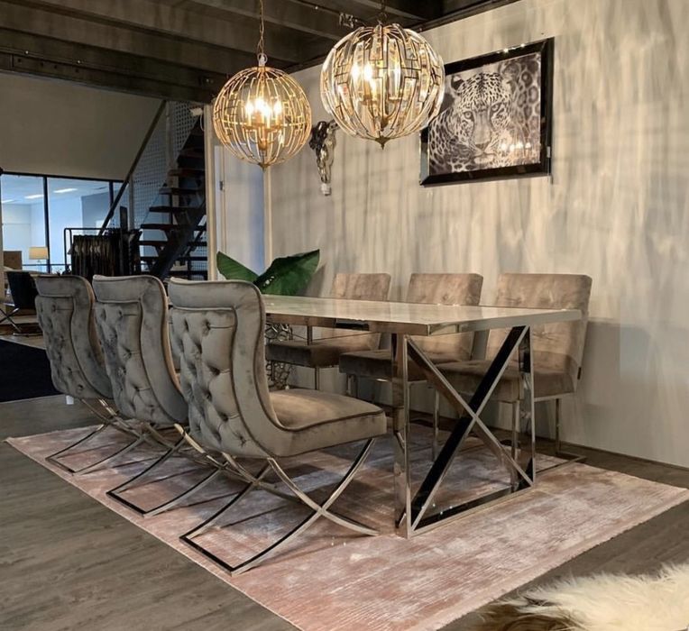 Стол стул из нержавейки