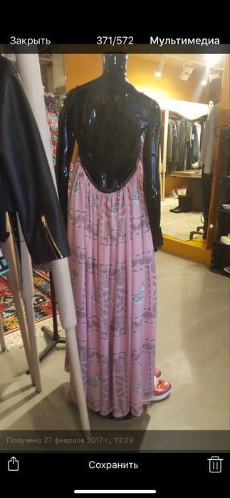 Дълка копринена рокля в красив розов цвят