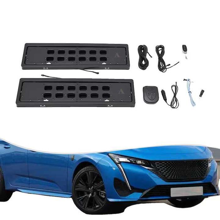 (2бр.) Рамка за регистрационен номер. Подходящa за обръщане на номера