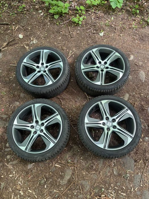 Roți R18 cu anvelope 225/40/R18 Continental iarnă