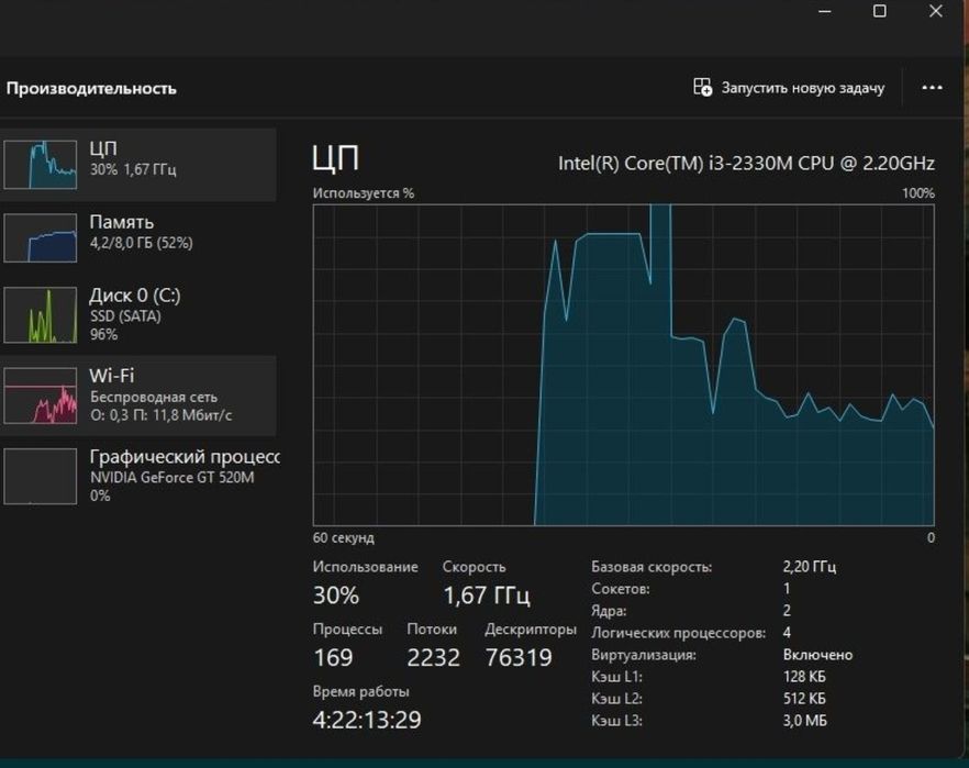 Ноутбук Samsung Rv 520 Intel core i3 gt 520m