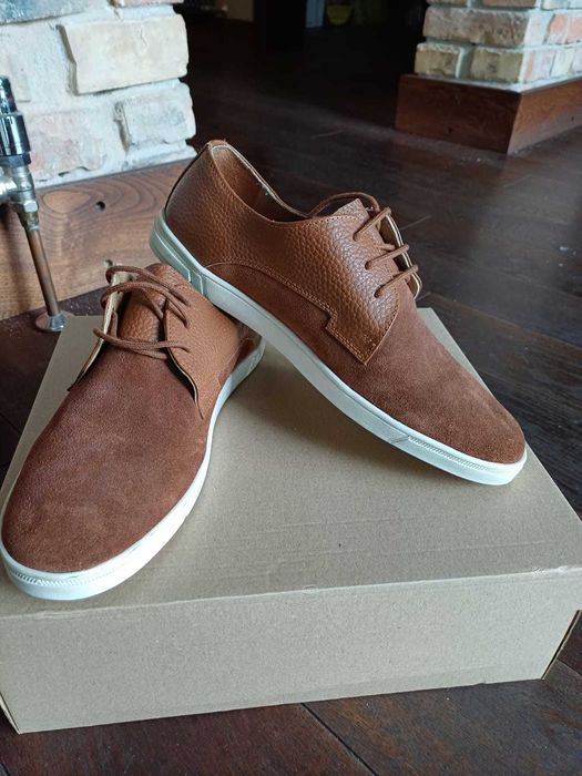 Pantofi piele naturala, Reserved, mar.41, 26.5 cm.