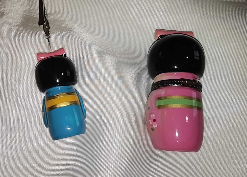 Прекрасни Японски Сувенири - Кукла и Декоративна Кутийка за Бижута