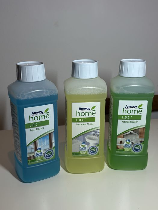 Set 3 detergenti pentru: geamuri, baie si bucatarie