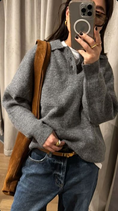 Стильный Свитер-Поло