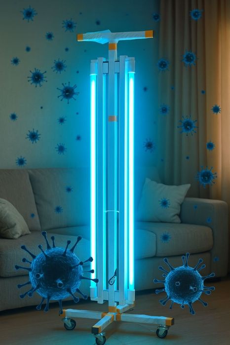 Бактерицидная лампа на штативе