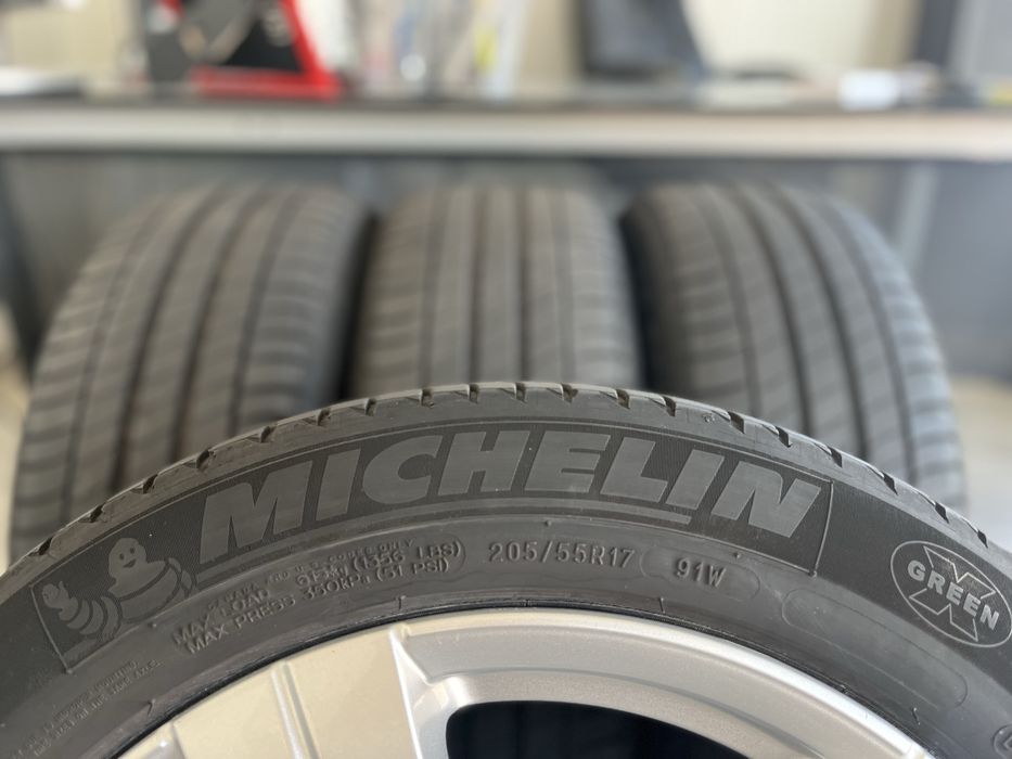 Оригинални джанти 17 цола 5х112 за Мерцедес с летни гуми 205/55/17