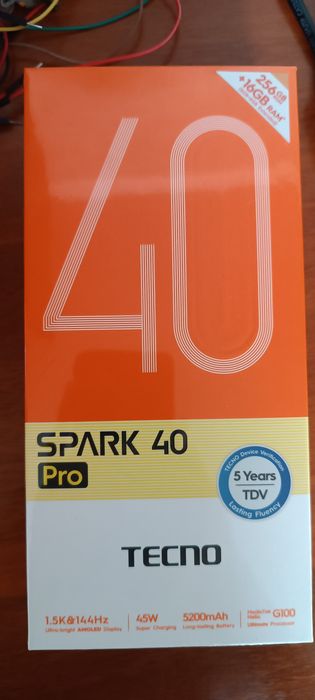 Tecno Spark 40 pro новый продаю срочно