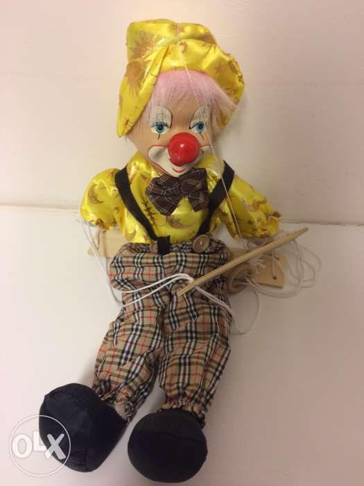 Clown din portelan 40cm nou