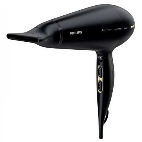 Uscator profesional Philips HPS920/00, 2300 W, 2 concentratoare, Functie ionica, Negru