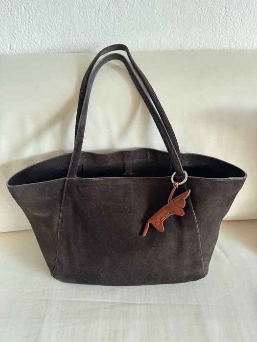 Дамска велурена чанта Massimo Dutty