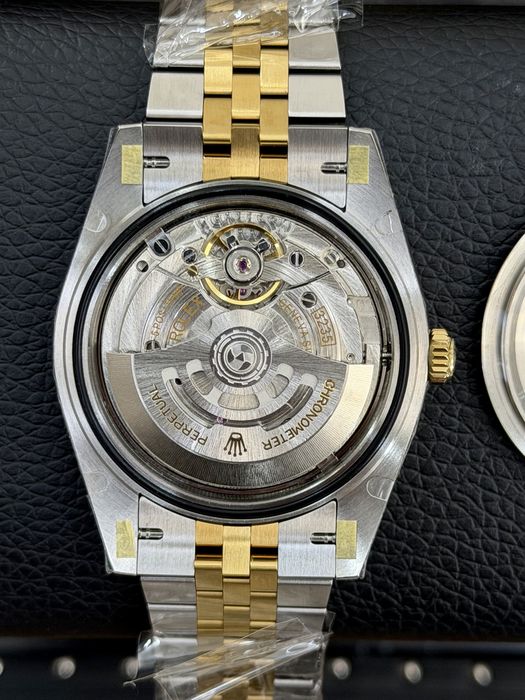Rolex Date-Just 41mm Teo Tone Black Cal 3235